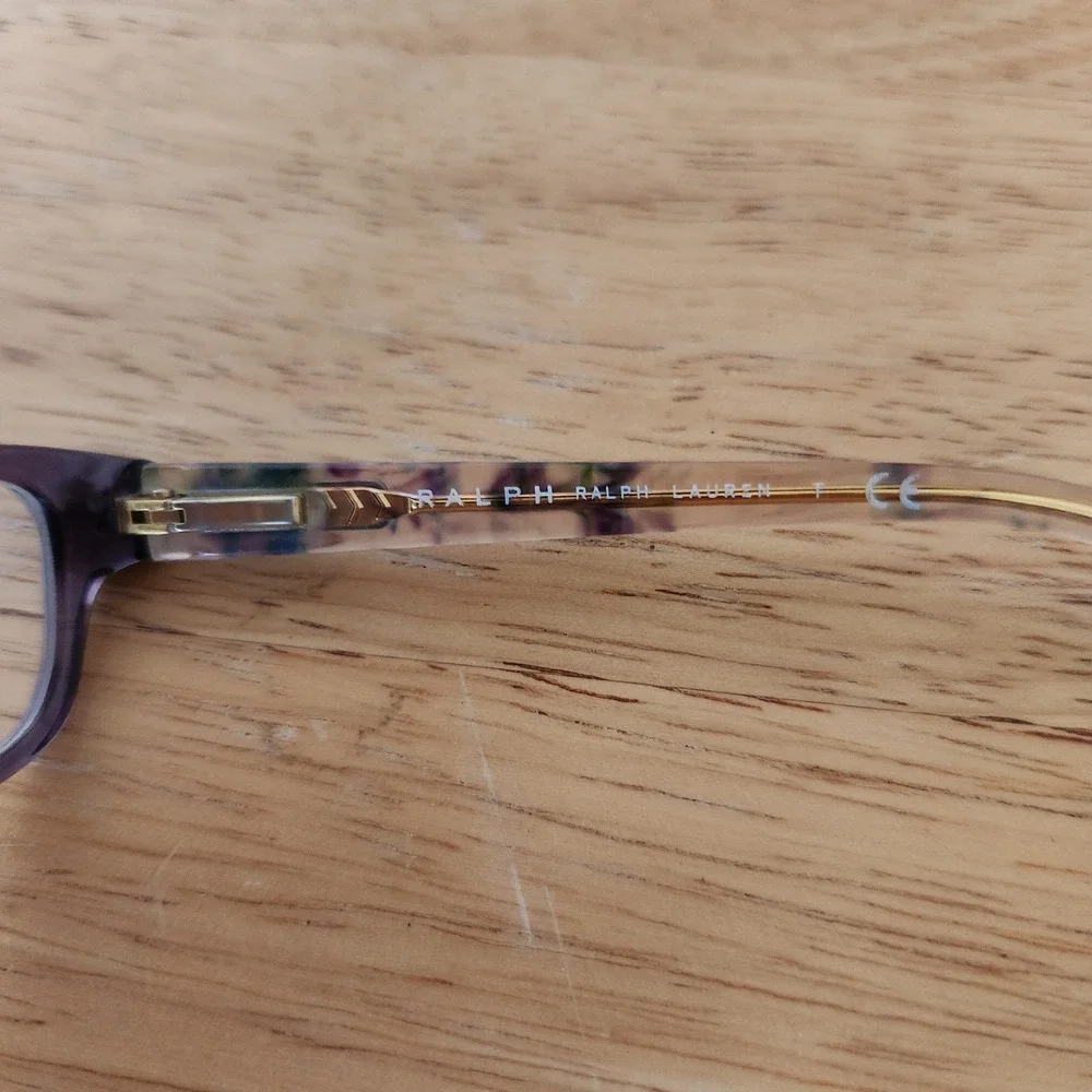 Ralph Lauren RA7040 1070 Eyeglasses Frame Purple Mix Flex‎ 51-16-135 Used